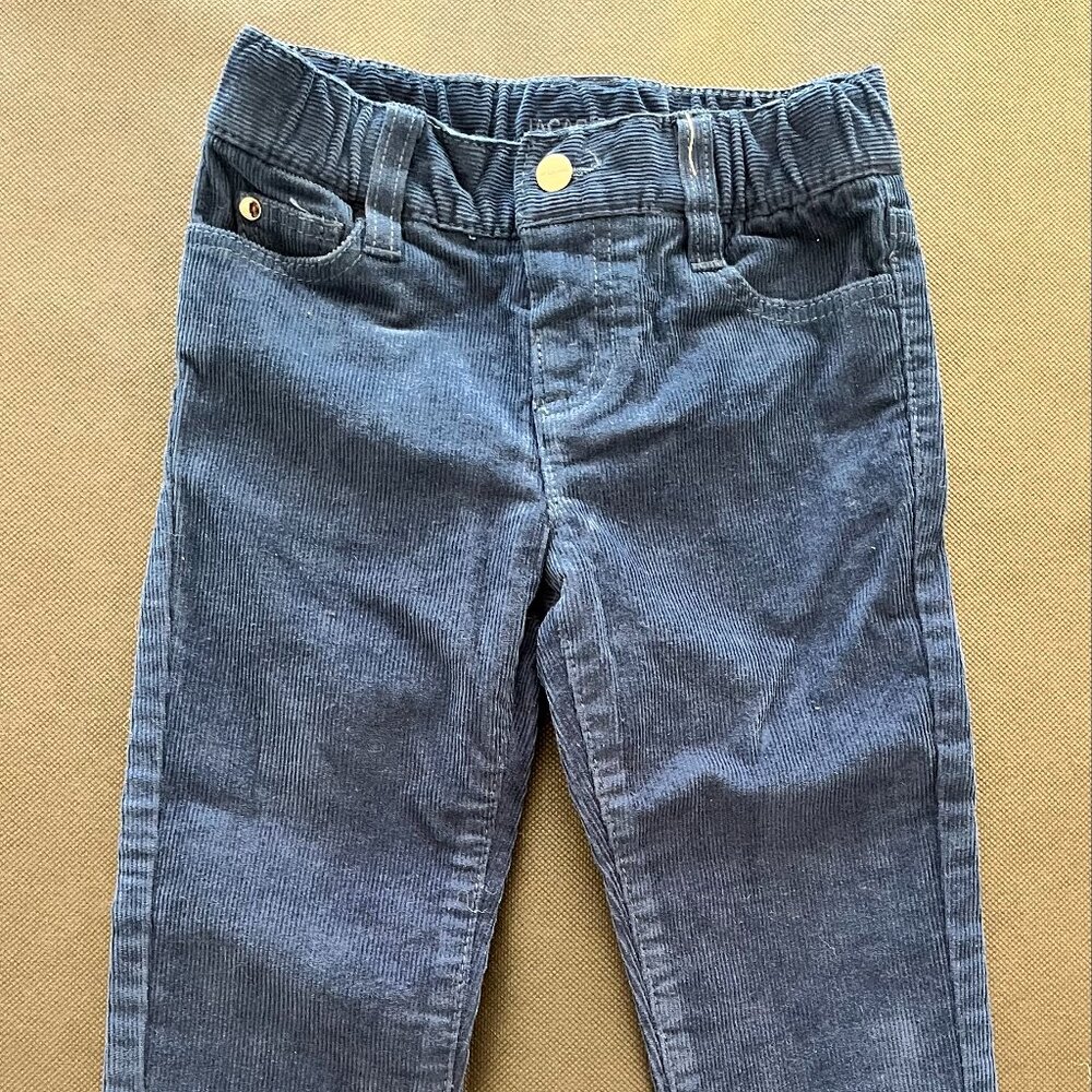 Jacadi Navy Corduroy Pants size 3A / 96 cm NWT